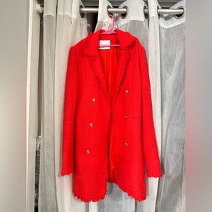red button up jacket by carolina belle montreal